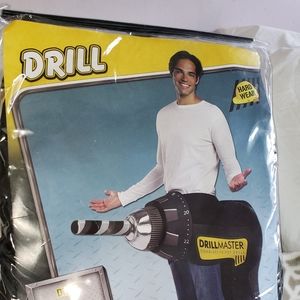 Men's Rasta Impasta Power drill costume, one size fits most